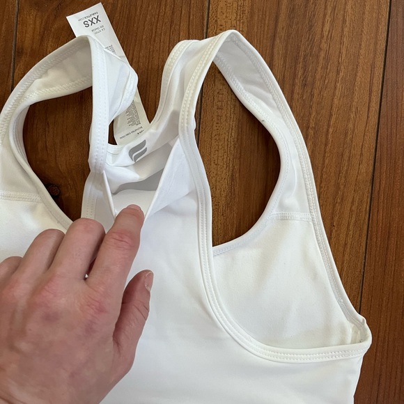 Pristine White Fabletics Powerhold Athleisure Set - Picture 6 of 10